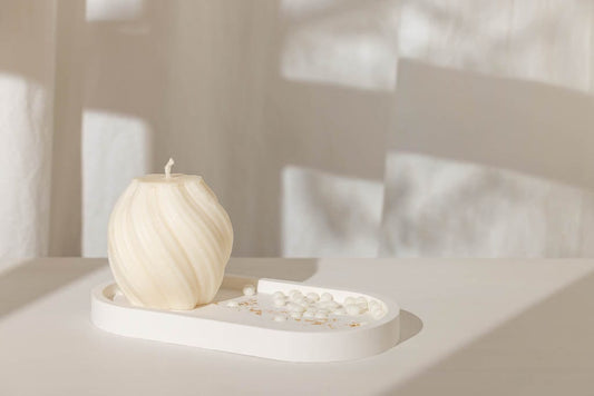 Swirl Candle - Handle Candle