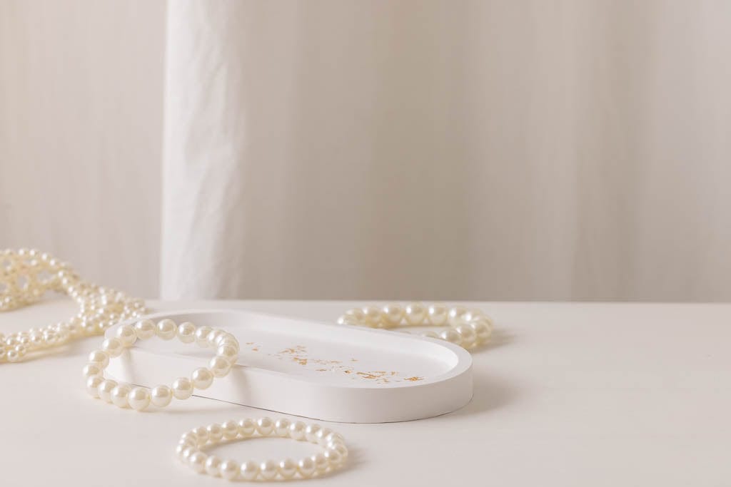 Oval Tray - Handle Candle